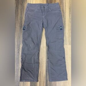 Kuhl Cargo Pants Womens 10 Short Straight Roll Tab Hiking Pockets Outdoor